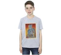 The Mandalorian Paz Vizla Card T-Shirt Star Wars Grey 7-8 Years