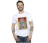 The Mandalorian Paz Vizla Card T-Shirt Star Wars White 4XL
