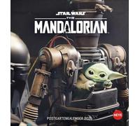 The Mandalorian Postkartenkalender 2026: Die besten Filmbilder aus den Star Wars The Mandalorian im Postkartenformat. Kleiner Kalender zum Aufstellen oder Aufhängen. Tischkalender 2026.
