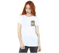 The Mandalorian Precious Cargo Faux Pocket Cotton Boyfriend T-Shirt Star Wars White 4XL