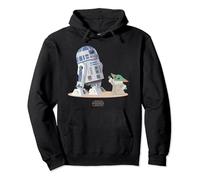 The Mandalorian R2D2 and Grogu Pullover Hoodie