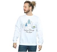 The Mandalorian Rolling Through The Snow Sweatshirt Star Wars White XL