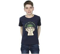 The Mandalorian Small But Mighty Grogu T-Shirt Star Wars Navy 12-13 Years