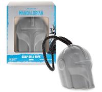 The Mandalorian Soap Bar with Rope | Mad Beauty | Din Djarin Bounty Hunter Cedarwood and Lime, Fun Skincare Gift for Men