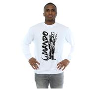 The Mandalorian Splat Mando Sweatshirt Star Wars White 4XL