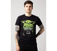 The Mandalorian - Stronger Than You Think - T-Shirt - black - L - 100% Cotton,Jersey L