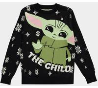 The Mandalorian - The Child Knitted Christmas Jumper Black