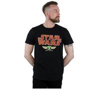 The Mandalorian The Child Sunset T-Shirt Star Wars Black XL