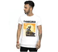 The Mandalorian The Child Two Moons T-Shirt Star Wars White 4XL