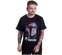The Mandalorian - The Mandalorian Dark Warrior - T-Shirt - black - S - 100% Cotton,Jersey S