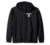 The Manifestation Mindset Spiritual Motivation Manifest X Zip Hoodie