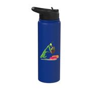 The Mantis Prefers to eat Donuts Stainless Steel Insulated Water Bottle