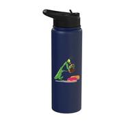 The Mantis Prefers to eat Donuts Stainless Steel Insulated Water Bottle