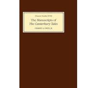 The Manuscripts of the Canterbury Tales (Chaucer Studies)