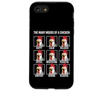 The Many Moods Of A Chicken Funny Sarcastic Fowl Language Case for iPhone SE (2020) / 7/8