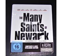 The Many Saints of Newark 4K HD Blu Ray + Blu Ray Limited Steelbook New & OVP