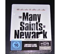 The Many Saints of Newark 4K HD Blu Ray + Blu Ray Limited Steelbook New & OVP