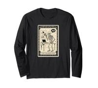The Marketer Tarot Card Spooky Gothic Marketing Advertising Long Sleeve T-Shirt