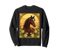 The Marsh Tacky Surrounded By Yellow Jasmine Flowers Sweatshirt