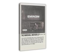 The Marshall Mathers LP 2000 Music Album Cover Dormitory Bedroom Wall Art Deco Poster Canvas Poster Wall Art Decor Print Picture Paintings for Living Room Bedroom Decoration 08x12inch(20x30cm)