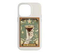 The Martini Tarot Card Espresso Coffee Beans Stars Moon Case for iPhone 14 Pro Max