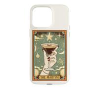 The Martini Tarot Card Espresso Coffee Beans Stars Moon Case for iPhone 15 Pro Max