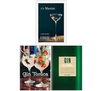 The Martini The Ultimate Guide to a Cocktail Icon, Gin Tonica & Gin The Manual 3 Books Collection Set