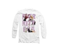 The Marvels Flerkittens Long Sleeve T-Shirt, White Marvel White XL