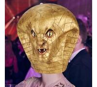 The Mask Costume Adult Golden Guard Owl Cosplay Costume Halloween horror Mask(Gold,45x35x3cm)