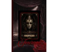 The Mask Journal - Gothic Velvet Theatre Notebook, Dark Academia Horror Journal, Haunted Masquerade Writing Book, Victorian Mask Journal, 6x9 Lined Notebook