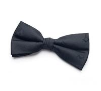 THE MASONIC COLLECTION - Black Bow Tie For Men - Made With 100% Silk Woven - Wrapped in Cotton - Adjustable Clip - Freemason Gifts For Men
