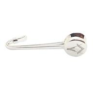 The Masonic Collection - Craft Regalia Sterling Silver Napkin Hook/Bib - Square and Compass Symbol - A Perfect Masonic Gift for Men