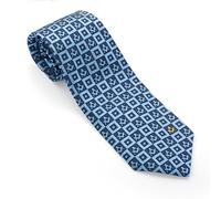 THE MASONIC COLLECTION - Forget Flower Design Silk Woven Tie - Comes in Clear Sleeve - Freemason Gifts for Men