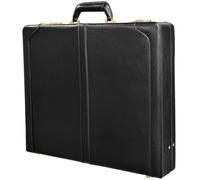 THE MASONIC COLLECTION Freemason’s Layflat MM/WM Brief Case - Black Imitation Leather Soft Case with Lock - Freemason Formal Wear Gift for Men