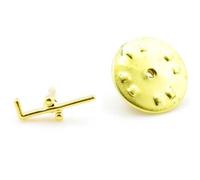 The Masonic Collection - Gilt Metal Tubal Cain Lapel or Tie Pin - Gold Plated - Freemason Gifts for Men