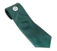 THE MASONIC COLLECTION - Masonic Royal Order of Scotland 100% Silk Tie - Crimson Green Colour & ROS Logo - Freemason Gifts for Men