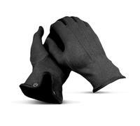 THE MASONIC COLLECTION - Plain Cotton Gloves for Men - Soft & Lightweight - Washable & Reusable Material - Popper Snap Fastening - Freemason Gifts for Men