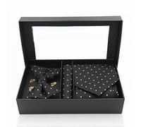 THE MASONIC COLLECTION Rose Croix Gift Box Set - Tie, Hanky & Bowties Made of Silk, Cufflinks & Lapel Pin Badge - Freemason Formal Wear & Personalised Regalia Gift Set for Men