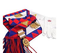 THE MASONIC COLLECTION - Royal Arch Companions Apron, Sash, Jewel, and Gloves - Freemason Gift For Men