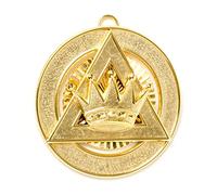 THE MASONIC COLLECTION - Royal Arch PZ Collar Jewel - Gold Plated - Comes in Gift Pack - Freemason Gifts for Men