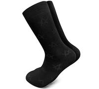 THE MASONIC COLLECTION - Square and Compass Black Cotton Socks - Breathable Material - In 6-9 & 9-11 Sizes - Freemason Gift For Men