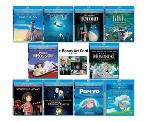 The Master Blu-ray Collection: Written & Directed by Hayao Miyazaki (Nausicaa of the Valley of the Wind / Castle in the Sky / My Neighbor Totoro / Kiki's Delivery Service + More!) + Bonus Art Card