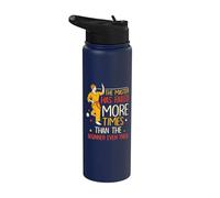 The Master has Failed More Times Than the Beginner Stainless Steel Insulated Water Bottle