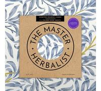 The Master Herbalist Fragrant Scented Drawer Liners in a BLUE WILLIAM MORRIS Design (Folded) | Pack of 5 Sheets | Contains Essential Oils | Made in the UK (Lavender & Neem Oil, Folded)
