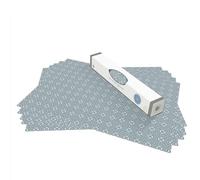 The Master Herbalist Fragrant Scented Drawer Liners in a GEOMETRIC PRINT (ROLLED) | Pack of 5 Sheets | Contains Essential Oils | Made in the UK (Dusk Blue | Fresh Linen)