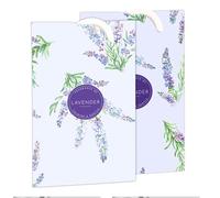 The Master Herbalist LAVENDER Scented Wardrobe Freshener in a floral LAVENDER Design. Perfect for Cupboards, Drawers and Wardrobes. Made in the UK.