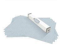 The Master Herbalist UNSCENTED & WIPE CLEAN Drawer Liners in a COOK'S BLUE GINGHAM Design - Perfect for Kitchen Drawers, Shelves, Cupboards & Cabinets. Contains 10 Sheets. Made in the UK.