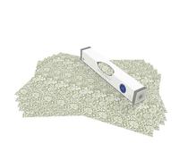 The Master Herbalist William Morris UNSCENTED & WIPE CLEAN Drawer Liners in SAGE GREEN - Perfect for lining Kitchen Drawers, Shelves, Cupboards & Cabinets