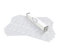 The Master Herbalist William Morris UNSCENTED & WIPE CLEAN Drawer Liners in SOFT GREY - Perfect for lining Kitchen Drawers, Shelves, Cupboards & Cabinets. Contains 10 Sheets. Made in the UK.