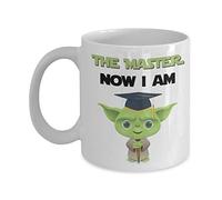 The Master Now I Am Mug - Yoda Graduation Gift - Funny Graduate Coffee Mug - Masters Graduation Gift Ideas 11oz